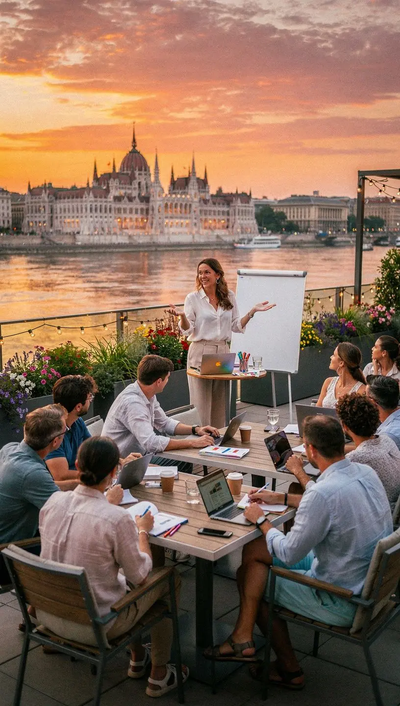 Színes grafikon, amely bemutatja a havi költségvetés kategóriáit.
